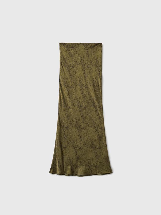Printed bias long skirt  (Хүргэлт 5/24)