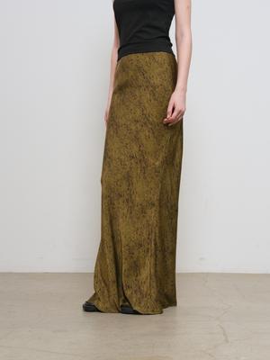 Printed bias long skirt  (Хүргэлт 5/24)