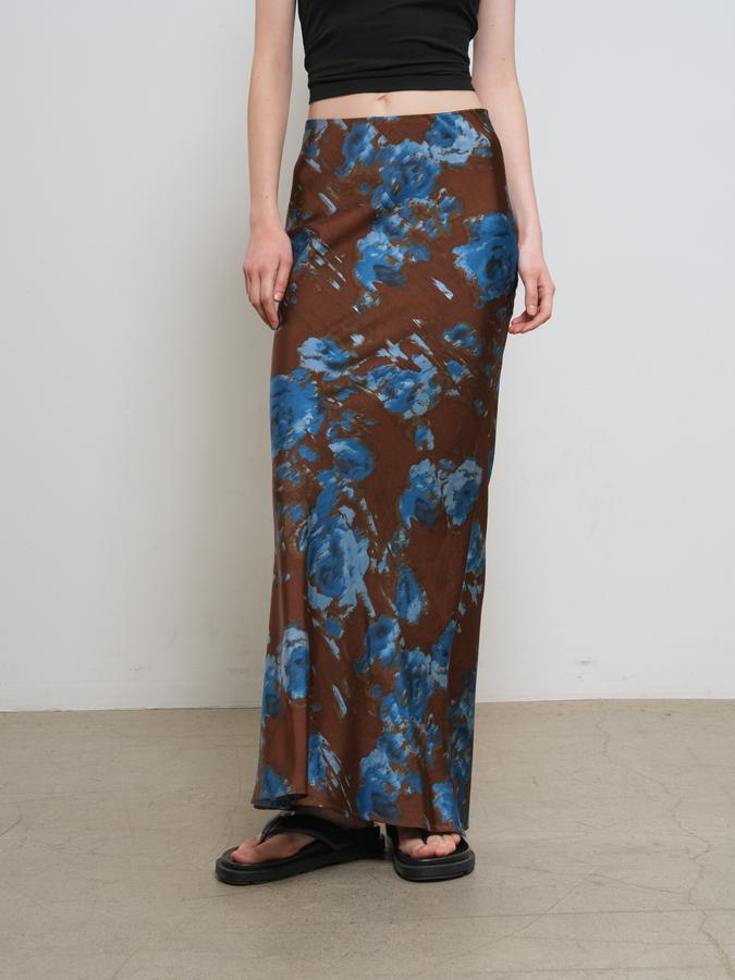 Printed bias long skirt (Хүргэлт 5/24)