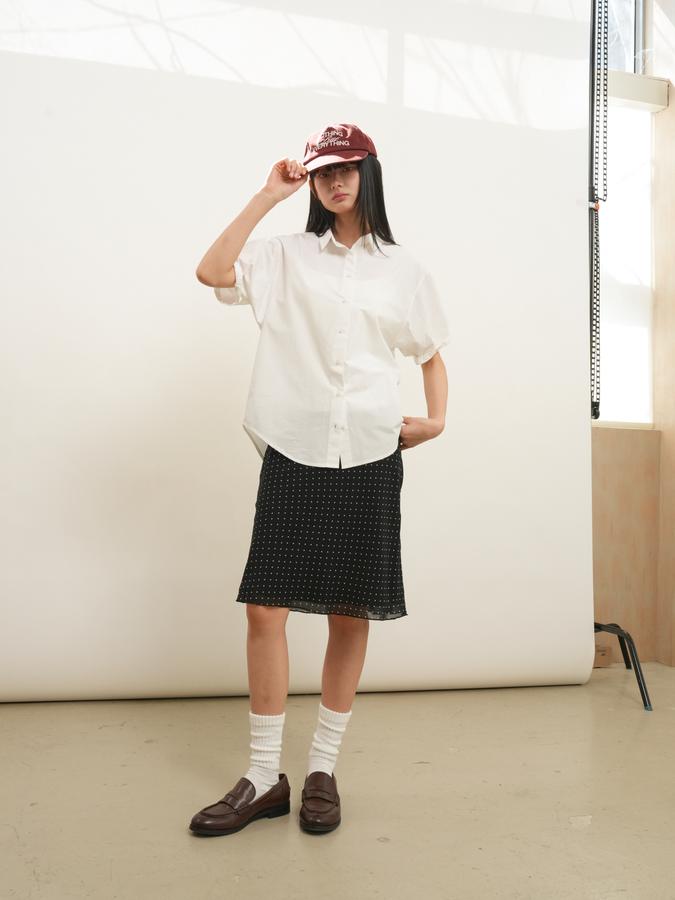 Dot sheer midi skirt (Хүргэлт 5/24)