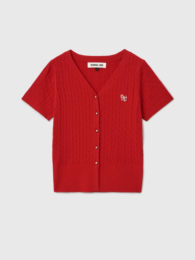 V-neck cable cardigan (Хүргэлт 5/24)