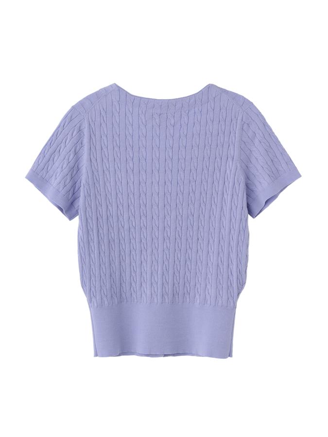 V-neck cable cardigan (Хүргэлт 5/24)