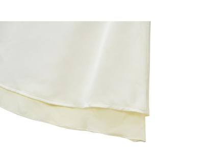 Satin layered skirt