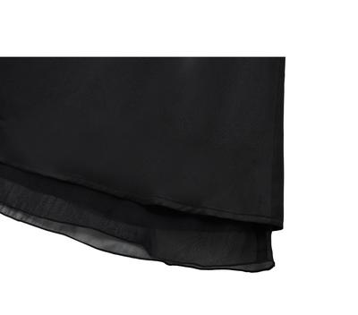 Satin layered skirt