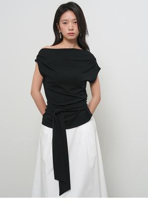 Drape Strap T-shirt