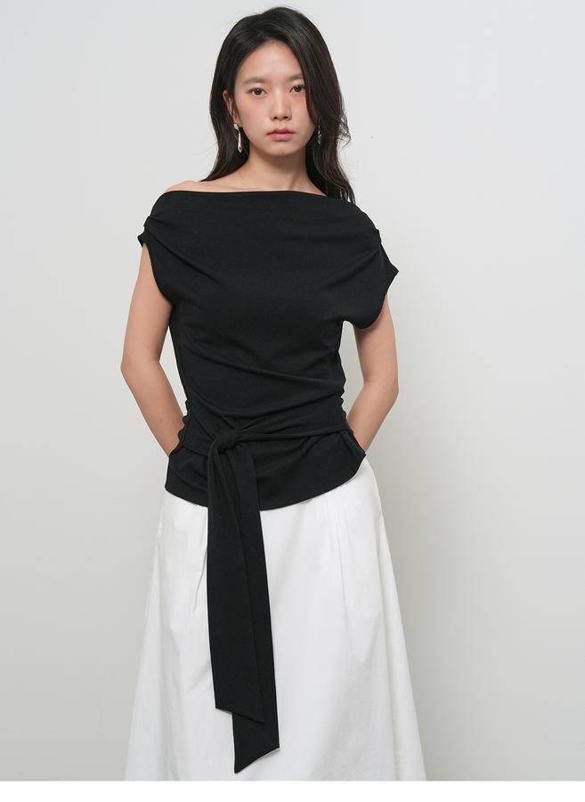 Drape Strap T-shirt