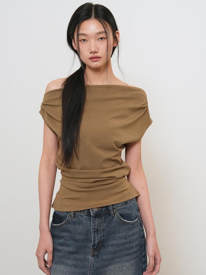 Drape Strap T-shirt