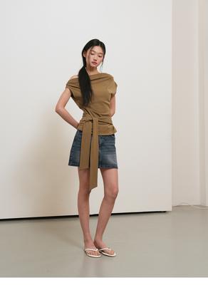 Drape Strap T-shirt