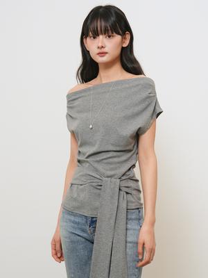 Drape Strap T-shirt