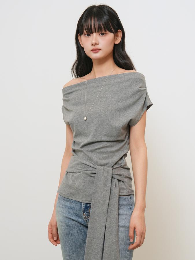 Drape Strap T-shirt