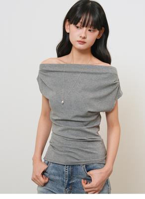Drape Strap T-shirt