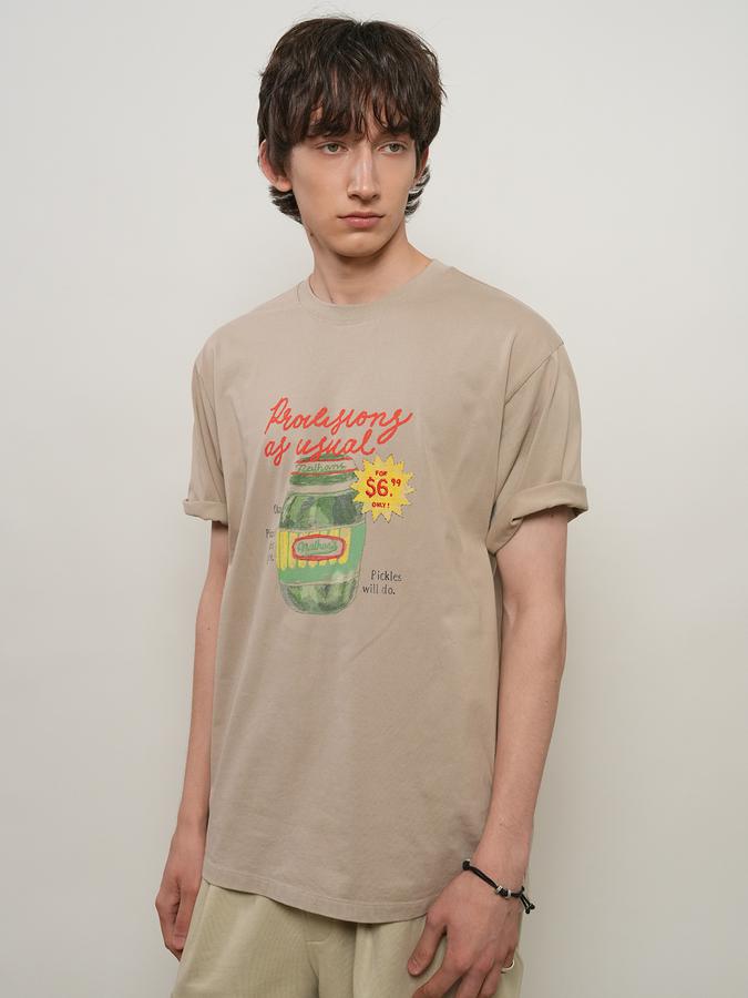 UNISEX Pickle Graphic Short Sleeve T-shirt