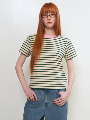 Colored stripe t-shirt