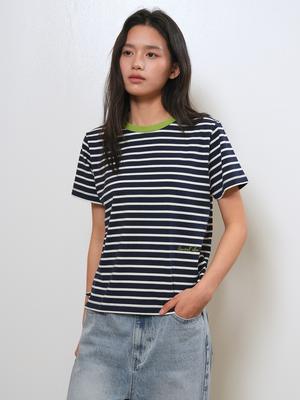 Colored stripe t-shirt