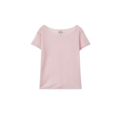 See-through halter neck layered knit set