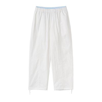 Layered nylon elastic pants