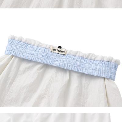 Layered nylon elastic pants