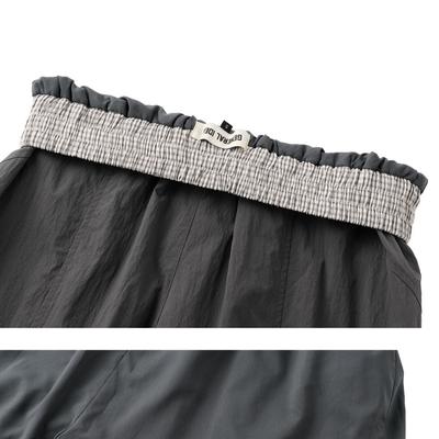 Layered nylon elastic pants