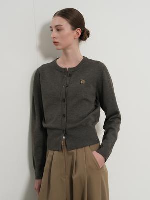 Essential Crewneck Cardigan
