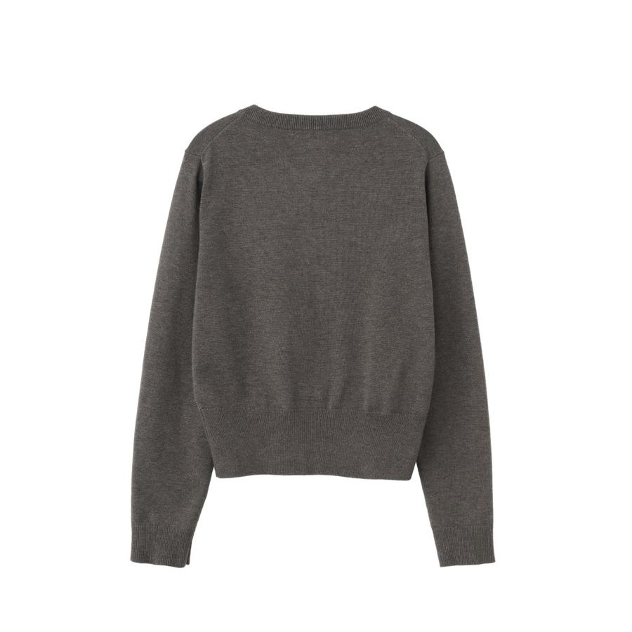 Essential Crewneck Cardigan