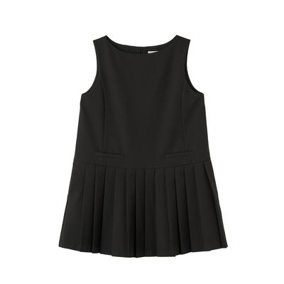 Pleated skirt mini dress