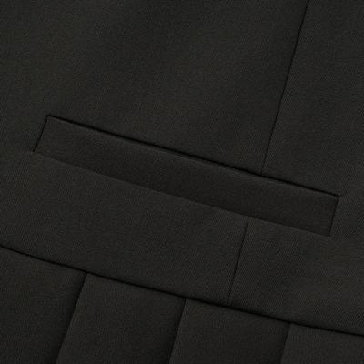 Pleated skirt mini dress