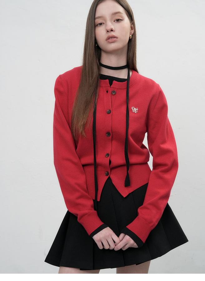  Essential Crewneck Cardigan