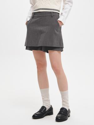 A-line skirt pants