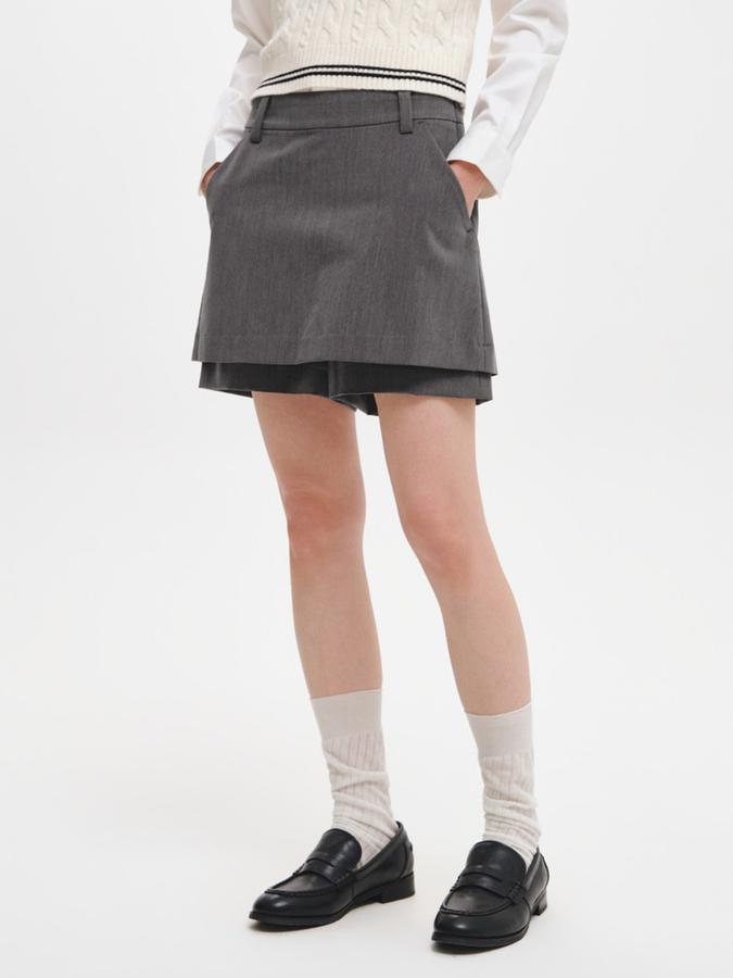 A-line skirt pants