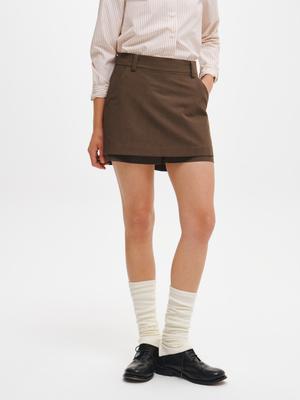 A-line skirt pants
