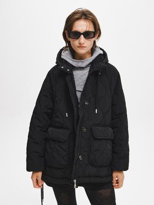 Big-Pocket Hooded Jacket