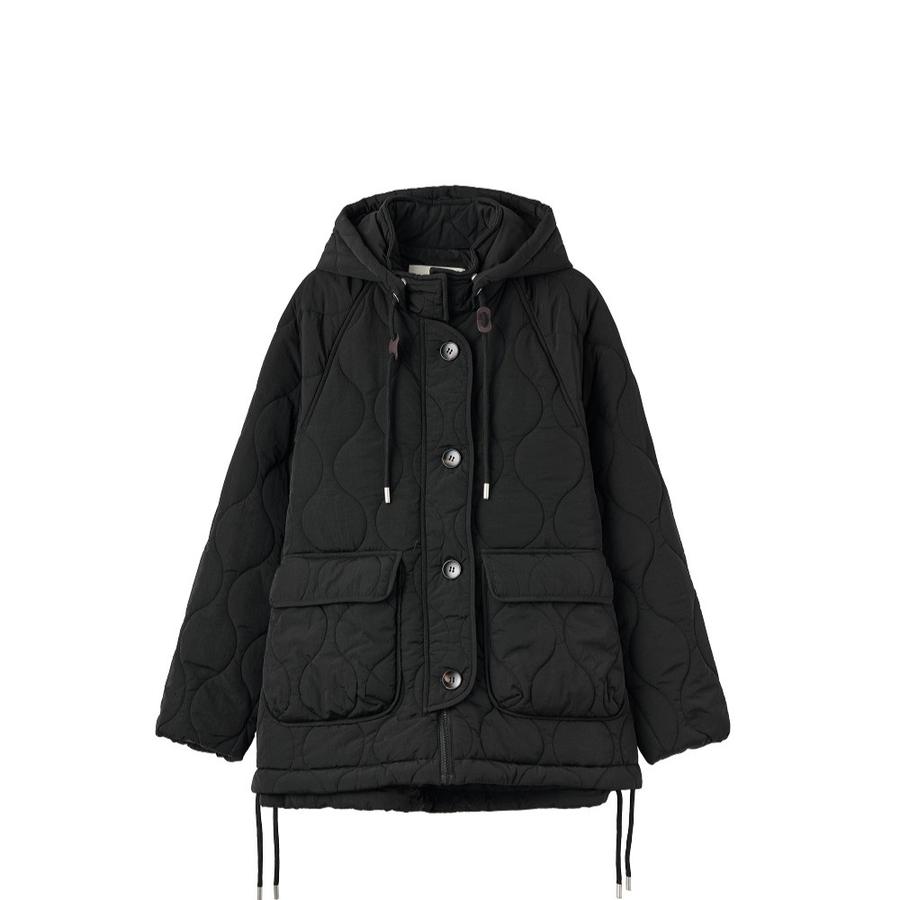 Big-Pocket Hooded Jacket