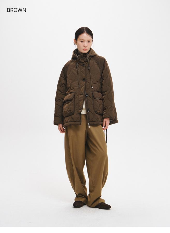 Big-Pocket Hooded Jacket