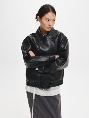 Vintage Faux Leather Jacket