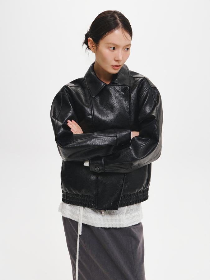 Vintage Faux Leather Jacket