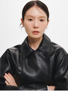 Vintage Faux Leather Jacket