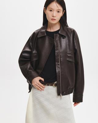 Vintage Faux Leather Jacket