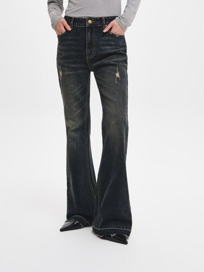 Vintage Bootcut Denim Pants