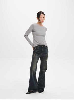 Vintage Bootcut Denim Pants