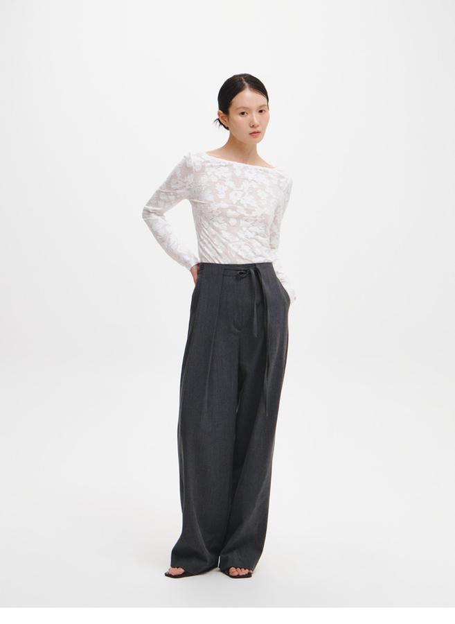 Wide-strap pants