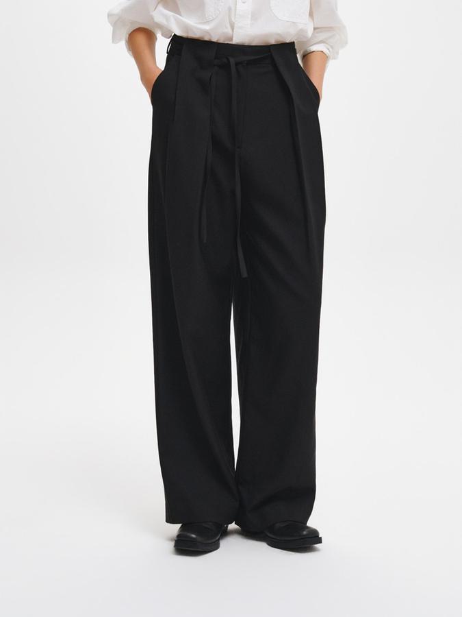 Wide-strap pants