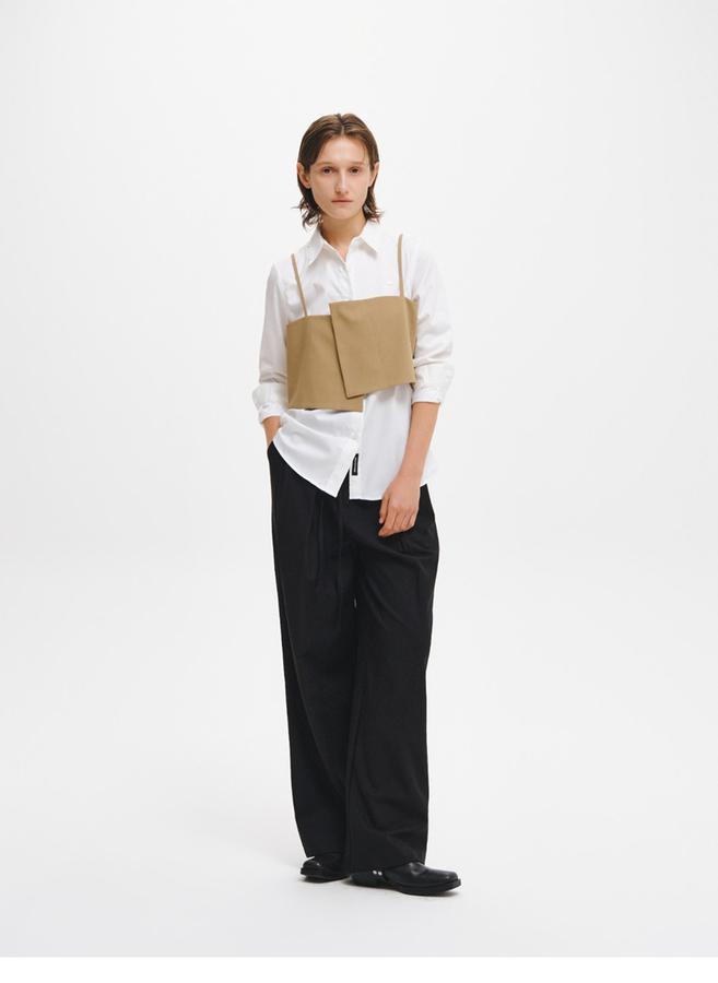 Wide-strap pants