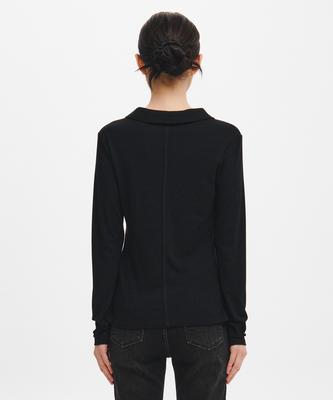 Open-Collar T-Shirt