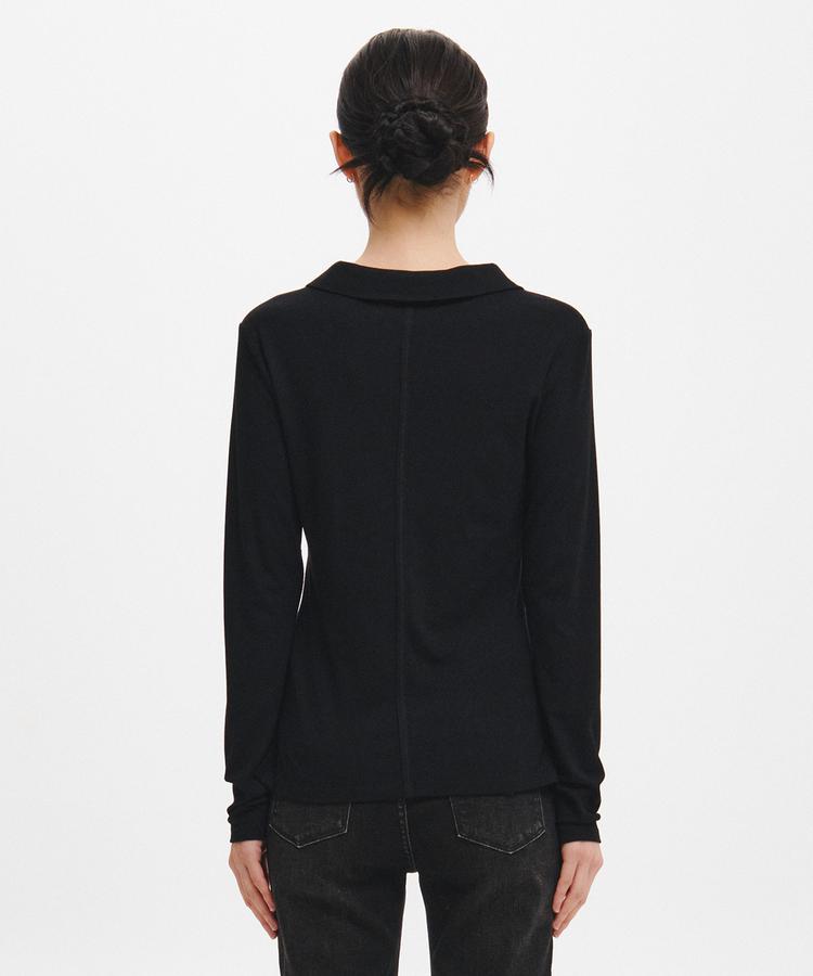 Open-Collar T-Shirt