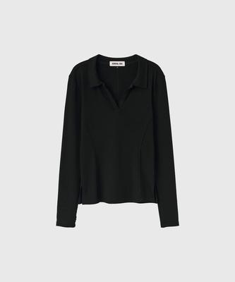 Open-Collar T-Shirt