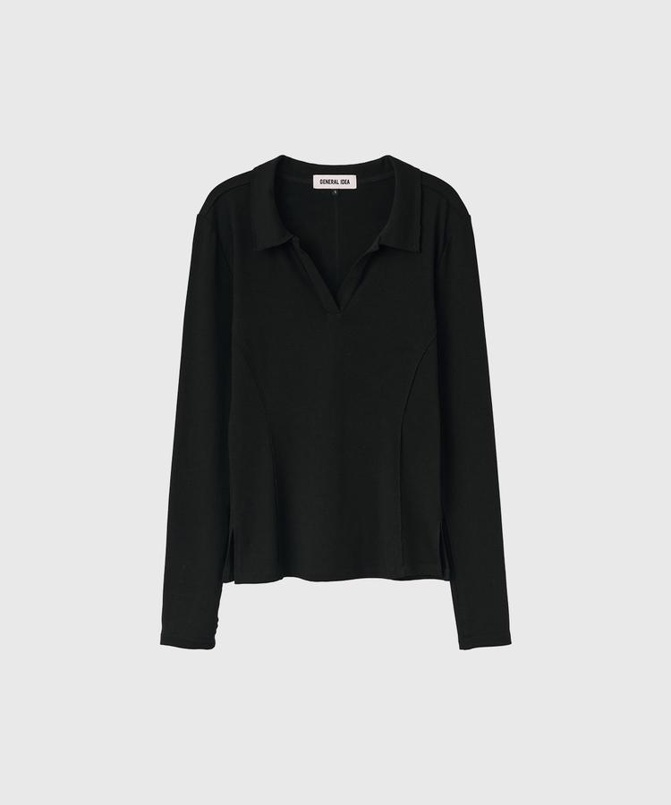 Open-Collar T-Shirt