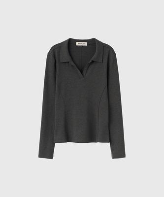 Open-Collar T-Shirt