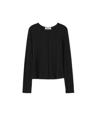 Round-neck Pintuck T-shirt