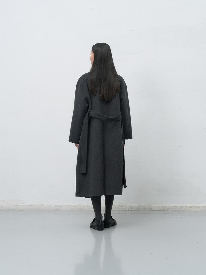 Long Coat with Shawl Collar