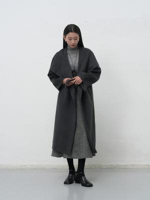 Long Coat with Shawl Collar